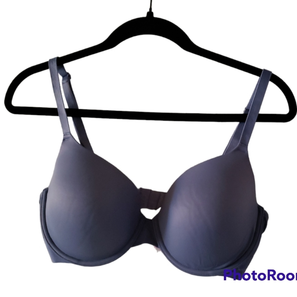 (101)Pink Victoria's Secret Blue Wear Everywhere t-shirt Bra Size 36DD